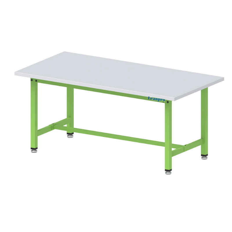 Bàn Thao Tác Mặt Bàn Gỗ Chân Tăng Chỉnh Leanpro - BTT-LP04