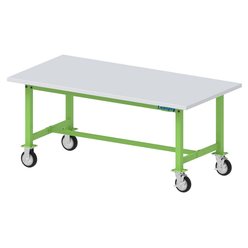 Bàn thao tác mặt bàn gỗ MDF Leanpro-BTT-LP01