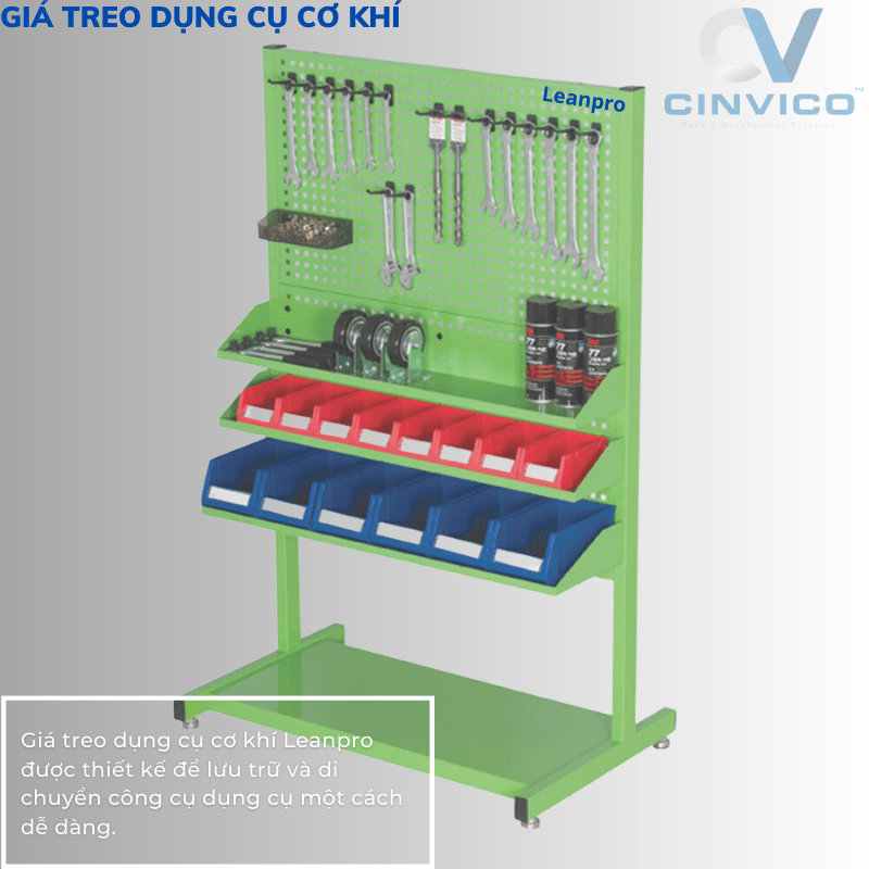 Giá treo dụng cụ cơ khí Leanpro