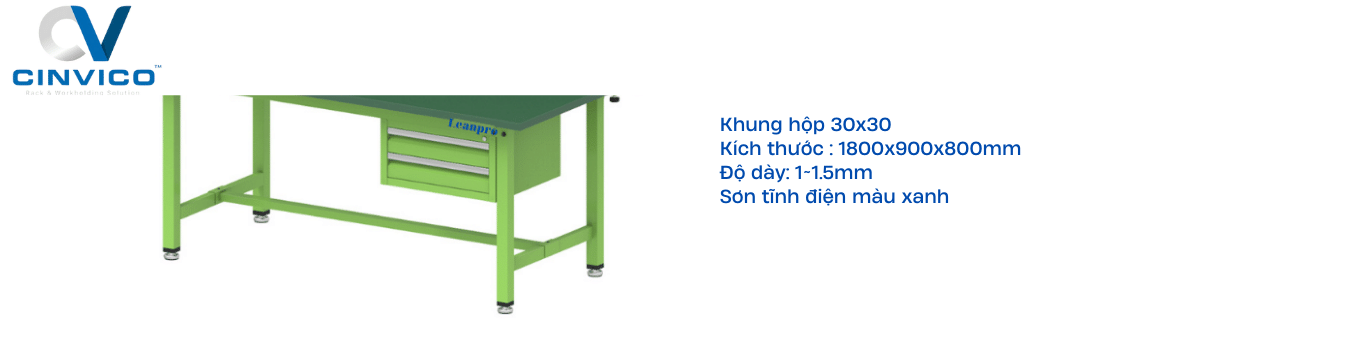 khung ban thao tac chong tinh dien BTT-LP14