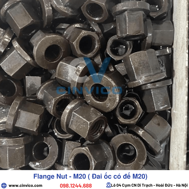 Đai ốc có đế TFN 20