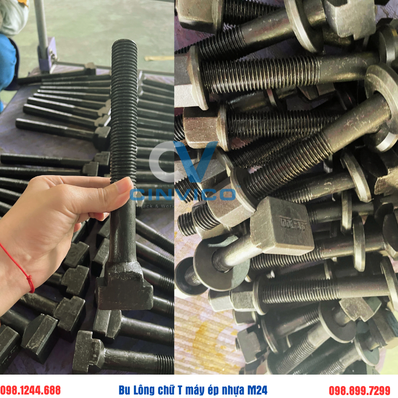 Bulong chữ T máy ép nhựa 