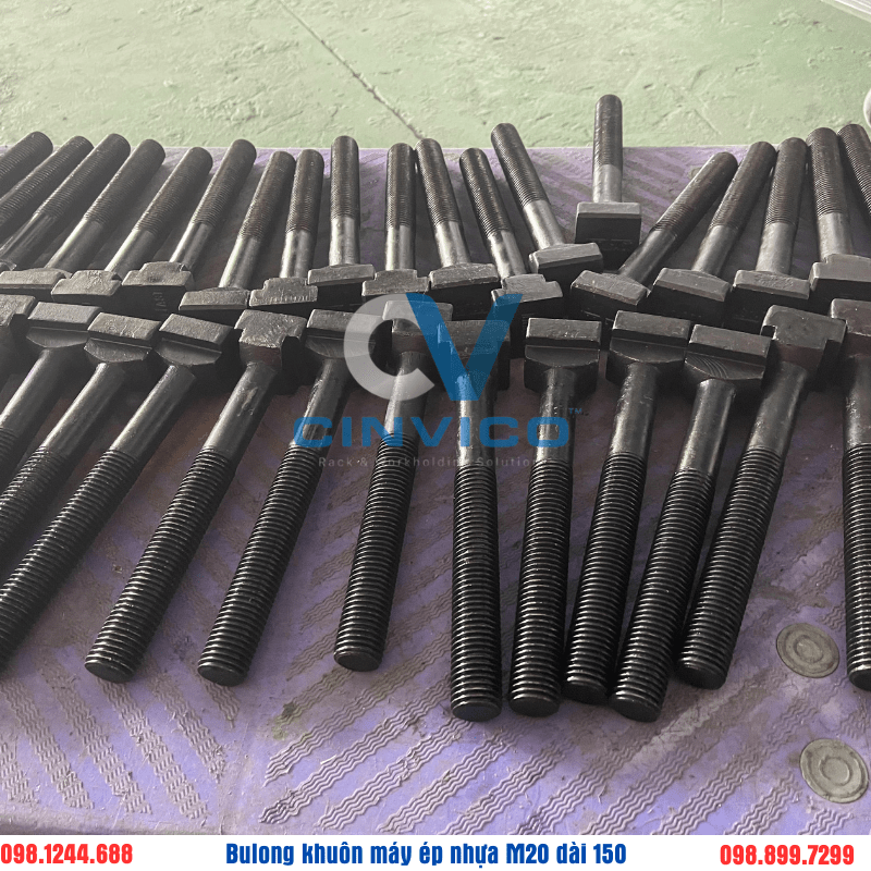 Bu lông kẹp khuôn M20 máy ép nhựa 