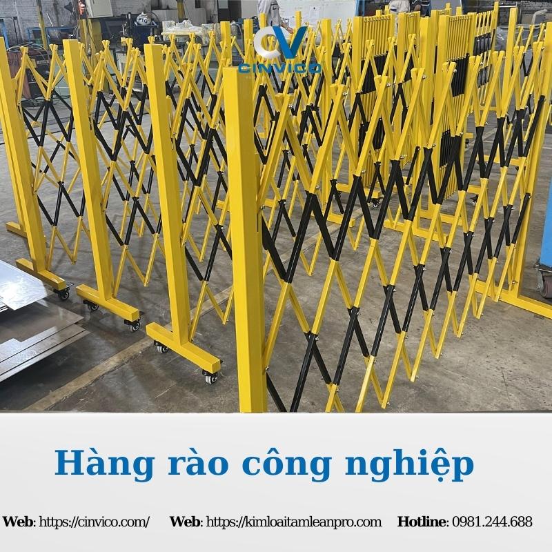 Hàng rào lưới thép, kim loại dùng trong công nghiệp