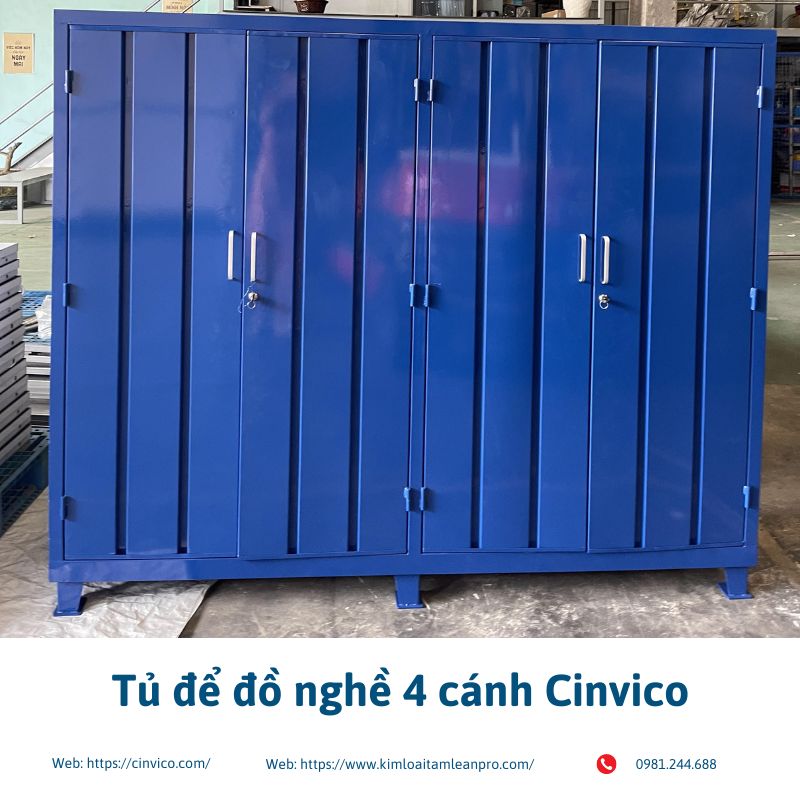 Tủ để đồ nghề 4 cánh Cinvico