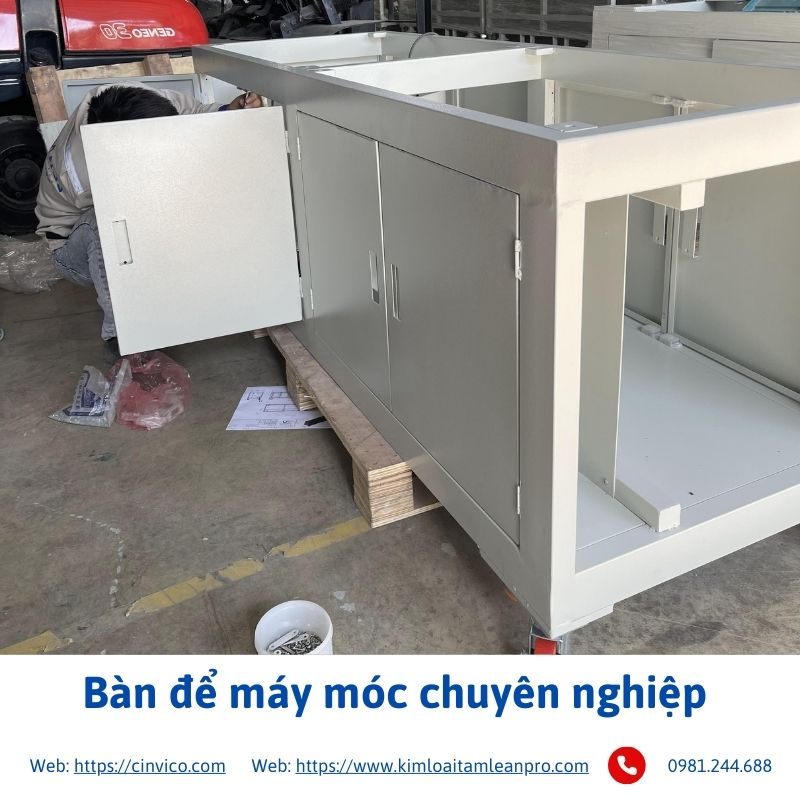 Bàn để máy móc chuyên nghiệp 