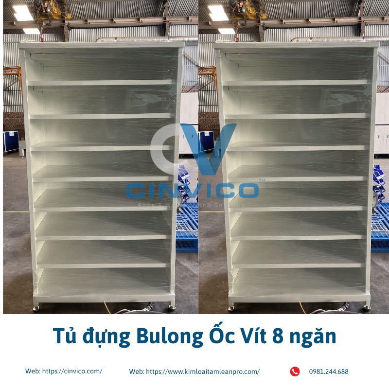 Tủ đựng Bulong Ốc Vít 8 ngăn 