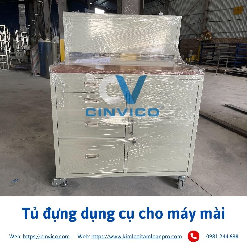 Tủ đựng dụng cụ cho máy mài