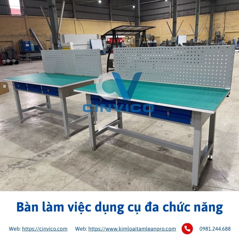 Bàn làm việc dụng cụ đa chức năng