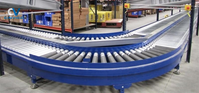 Đặc điểm của băng tải con lăn xích