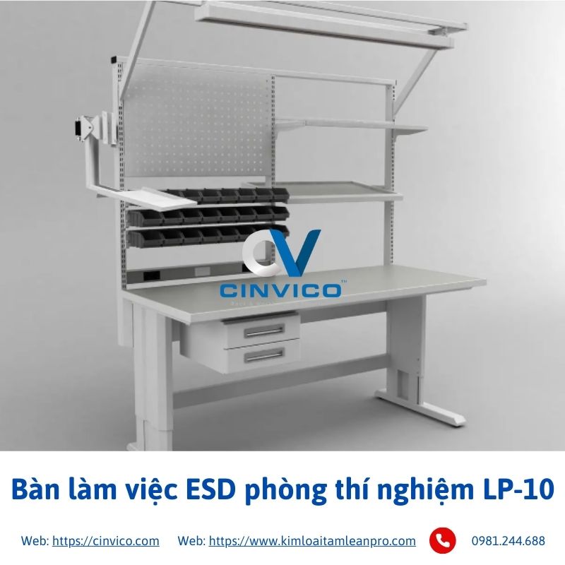 Bàn Làm Việc ESD Phòng Thí Nghiệm LP-10