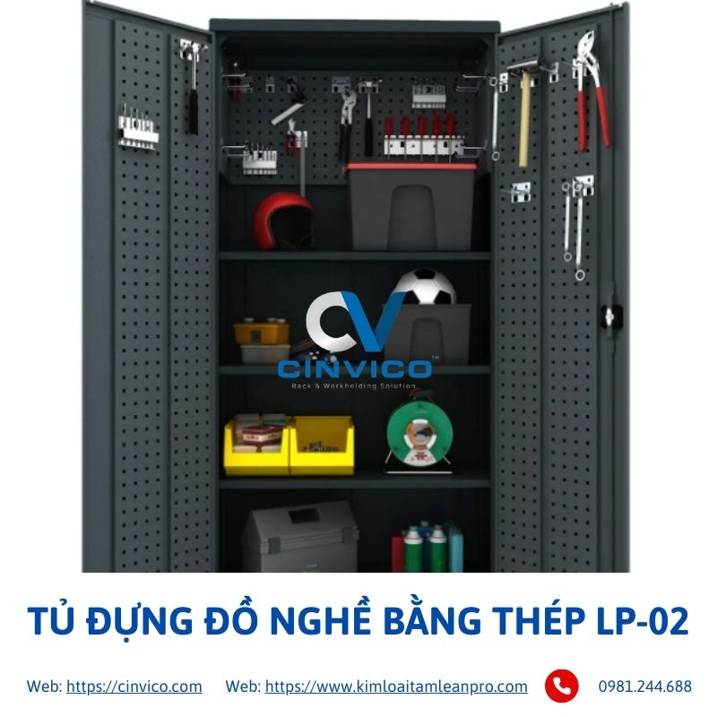 Tủ Đựng Đồ Nghề Bằng Thép LP-02