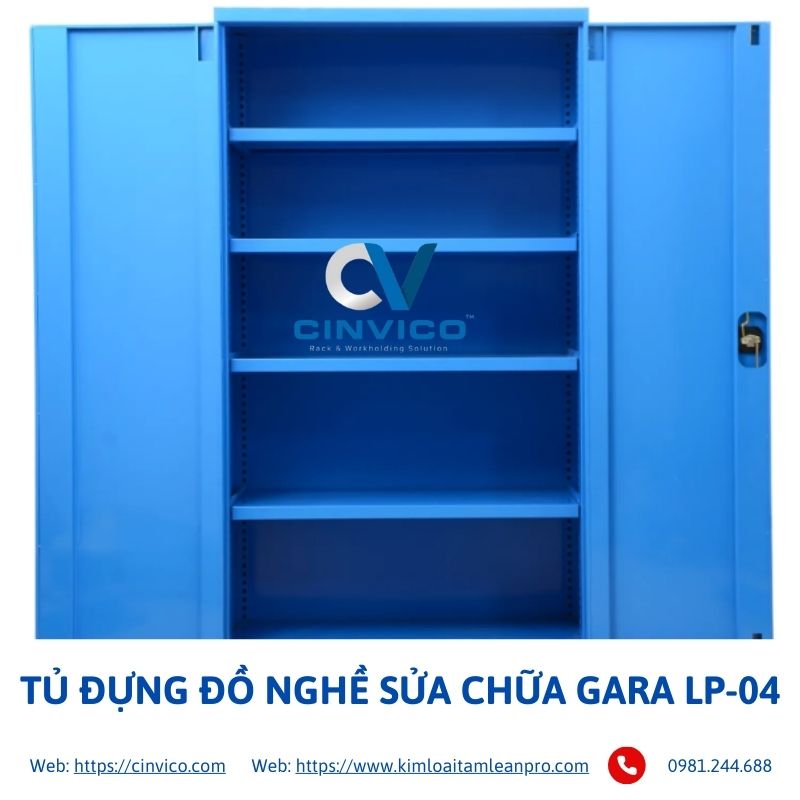 hình ảnh thực tế tủ đựng đồ nghề sửa chữa gara lp-04