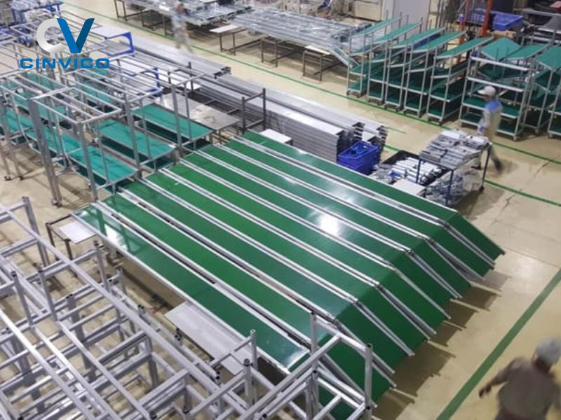 Tại sao nên chọn băng tải con lăn mới tại Cinvico?