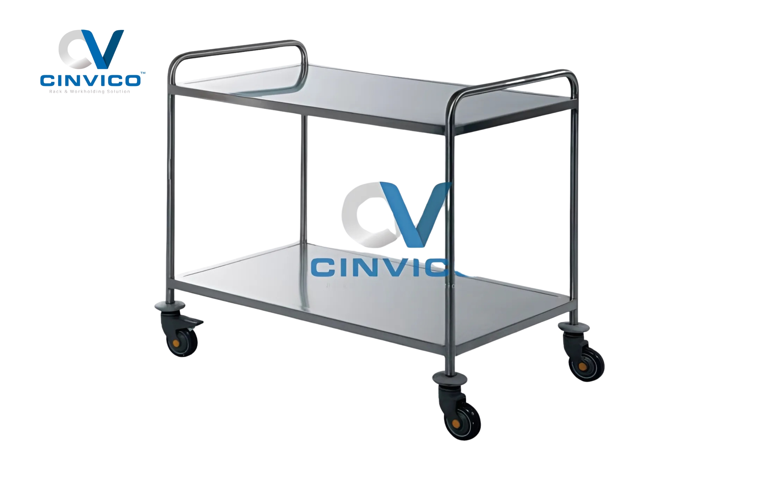 Xe đẩy hàng chất liệu inox