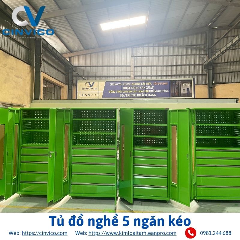 Tủ đồ nghề 5 ngăn kéo