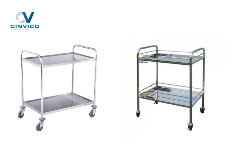 Hướng dẫn cách sử dụng xe đẩy hàng 2 tầng an toàn & hiệu quả