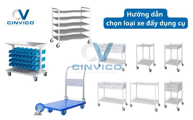 Xe đẩy dụng cụ là gì? Hướng dẫn chọn loại xe đẩy dụng cụ phù hợp