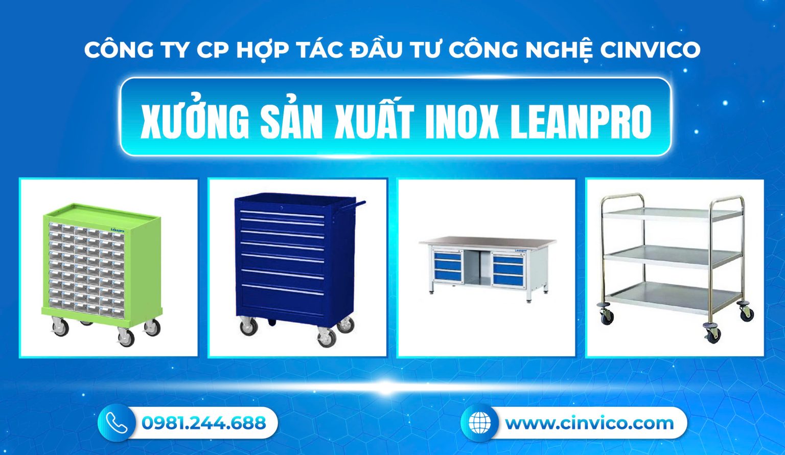 Nhà máy sản xuất CINVICO - Gia công kim loại tấm chất lượng cao