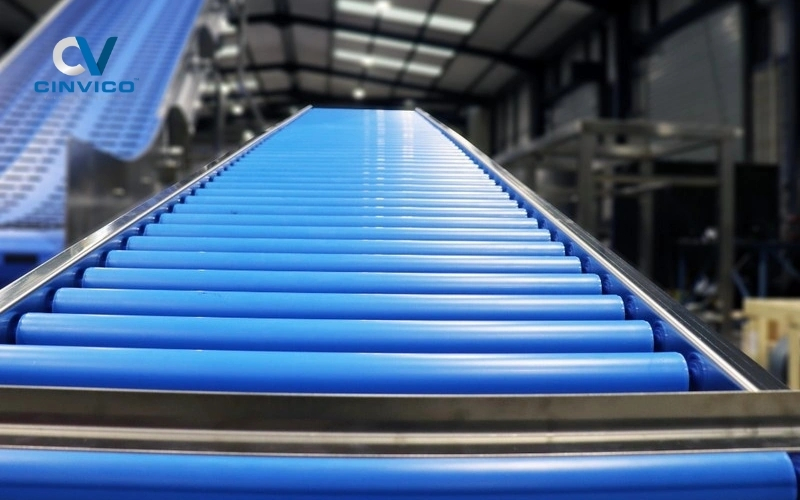 Vai trò băng tải con lăn nhựa PVC trong công nghiệp hiện đại | Cinvico